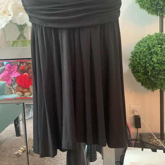 NWOT Bebe bandage/ ruched black dress Sz. S - Picture 5 of 10